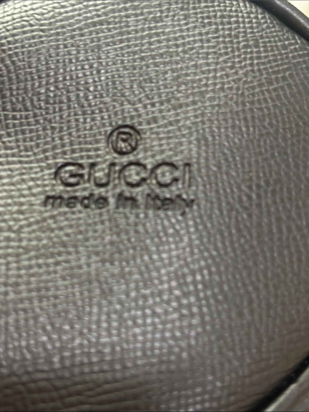 Leather Black Gucci Maxi GG coin purse leather black